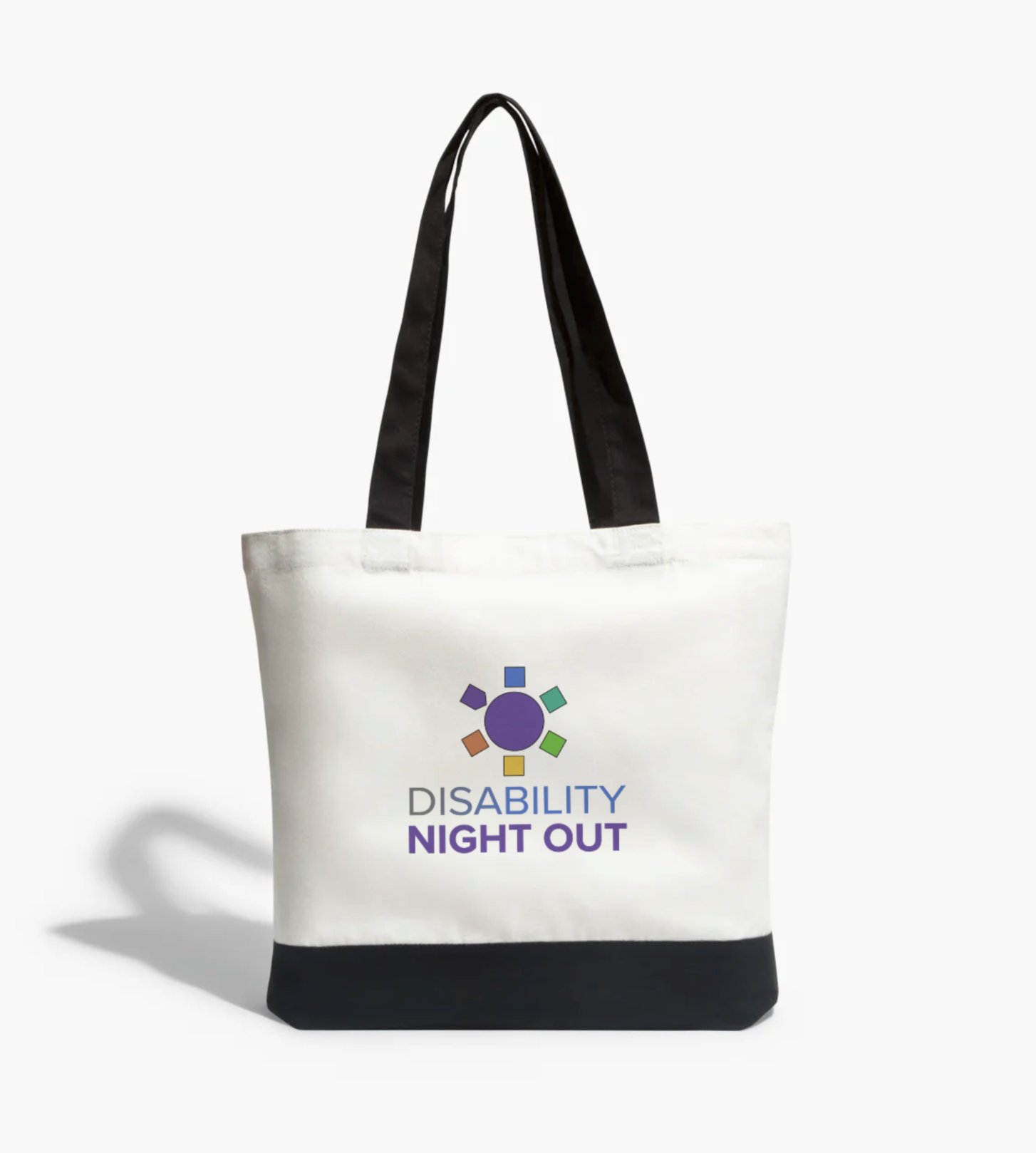 Disability Night Out tote bag with DNO logo